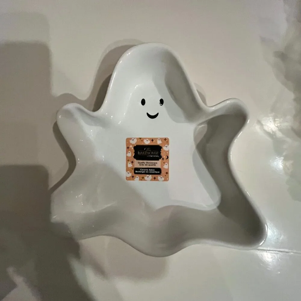 Ceramic Ghost Baking Dish (Heavyweight)‎ (new/home/x)